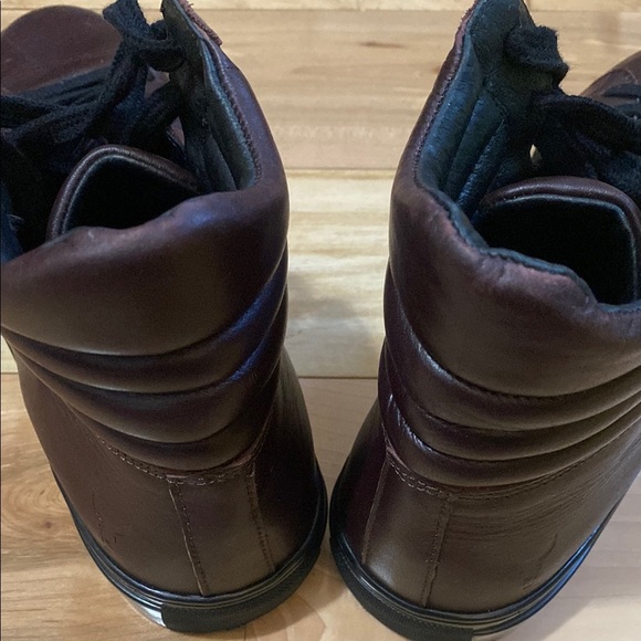 Rudsak Burgundy Leather High-Top Sneakers - Picture 4 of 17